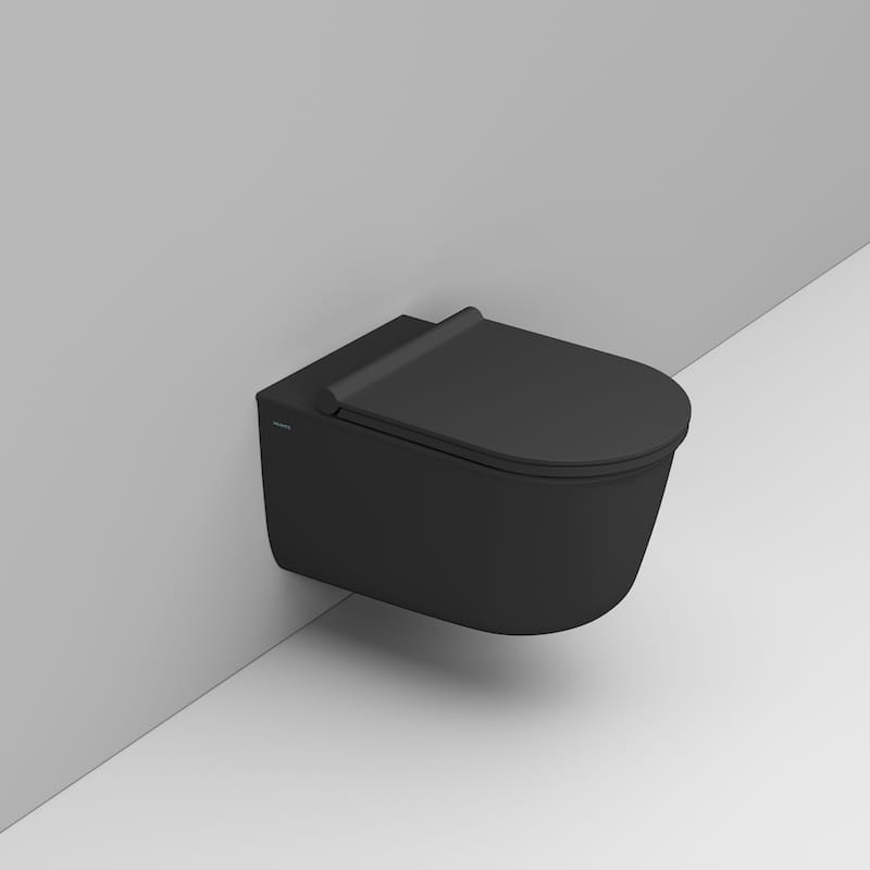Ceramica Dolomite Mayka WC-Becken hängend Spülrandlos schwarz D482581