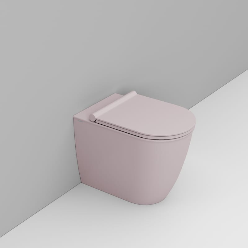 Ceramica Dolomite Mayka WC-Becken stehend Spülrandlos rosa D483165