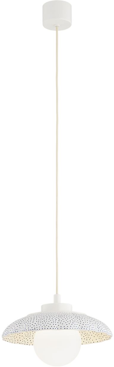 Argon Boll Pendelleuchte 1x6 W weiß-opal-marineblau 8947