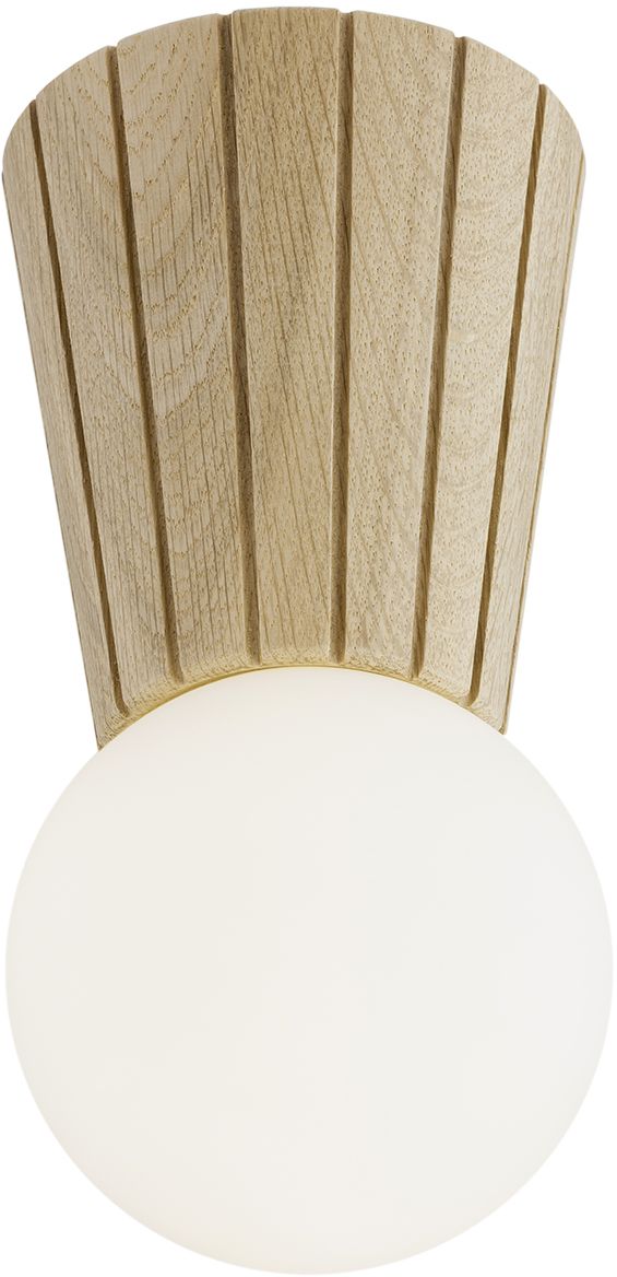 Argon Volante Deckenlampe 1x6 W holz-opal 8973