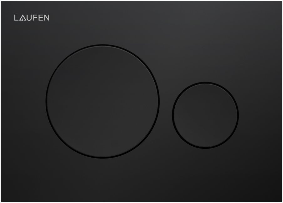 Laufen Ineo Moon Betätigungsplatte für Toilette schwarz H9001147160001