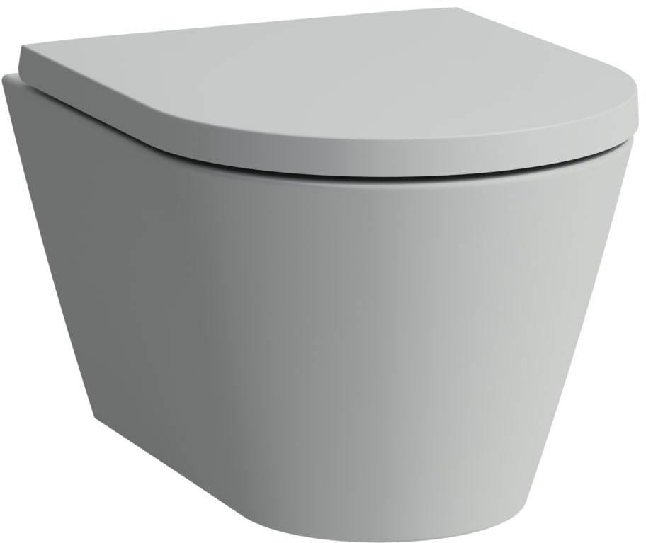 Laufen Kartell WC-Becken hängend Spülrandlos grau Matte H8203337590001