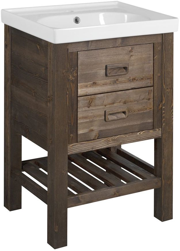 Sapho Brand Kabinett 56x43x83 cm Unterschrank stehend eiche BA068S