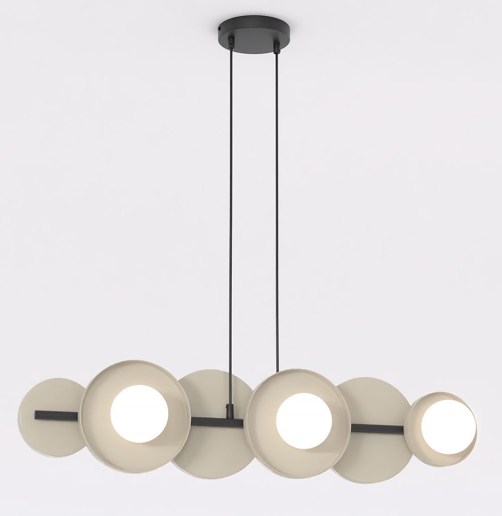 Emibig 6 BL Mokka Pendelleuchte 6x8 W kaffee 1488/6