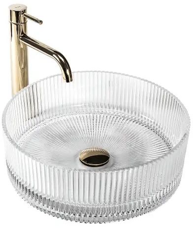 Rea Ingrid Waschbecken 36x36 cm rund Aufsatzwaschbecken REA-U8522