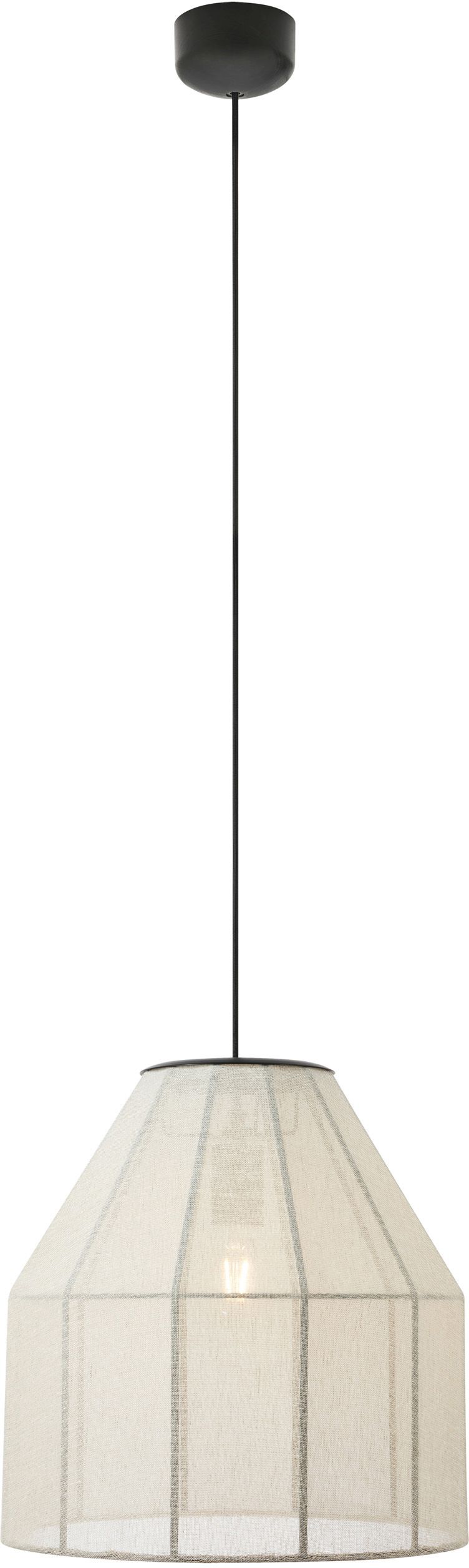 Markslöjd Aiko Pendelleuchte 1x60 W schwarz-beige 108956