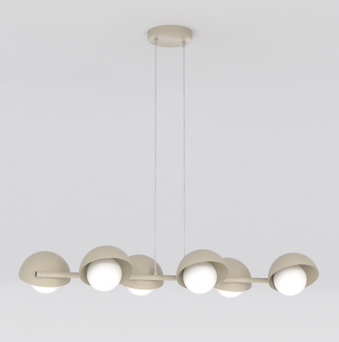 Emibig Boom Pendelleuchte 6x8 W cappuccino 1590/6