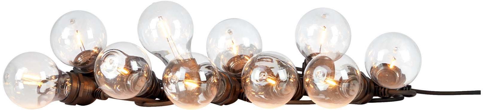 Markslöjd Link Außen-Girlande x2.5 W schwarz 108903