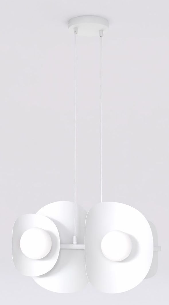 Emibig Elementi Pendelleuchte 4x8 W weiß 1492/4