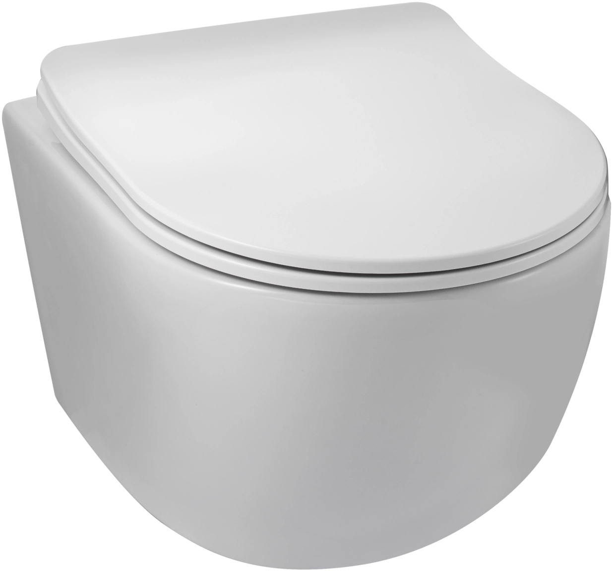 Balneo Luna WC-Becken mit Absenkautomatik-Sitz hängend Spülrandlos weiß G0101010101-2