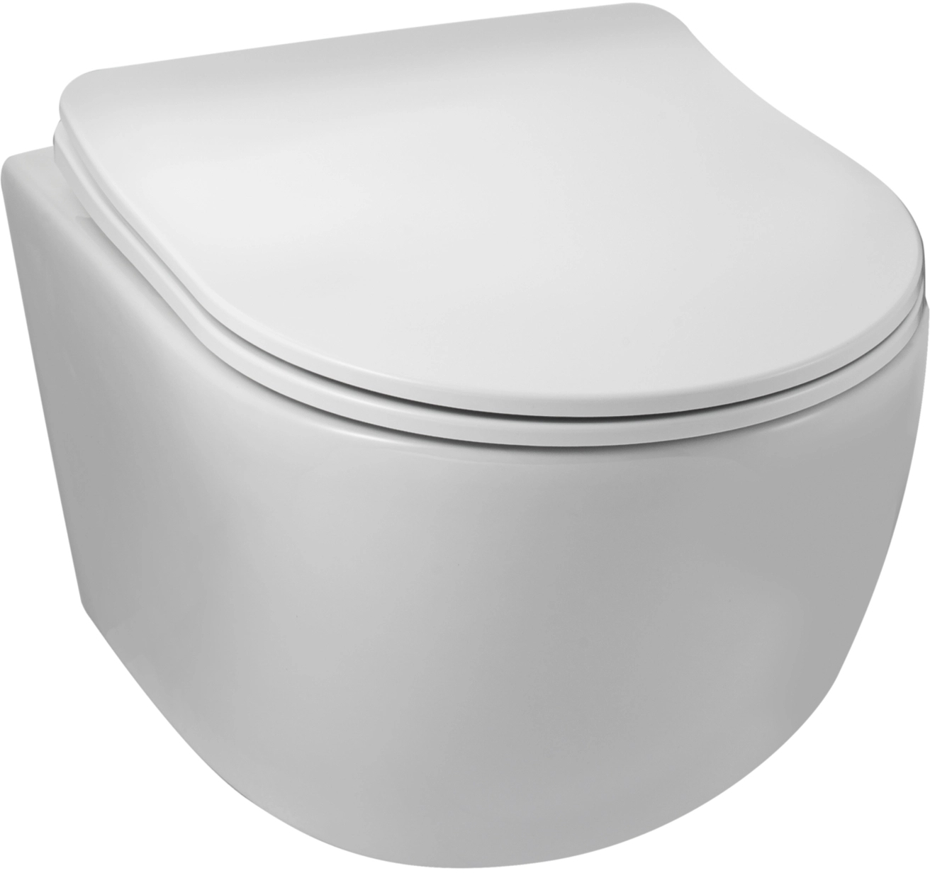 Balneo Luna WC-Becken mit Absenkautomatik-Sitz hängend Spülrandlos mit Wirbelspülung weiß Glanz G0101010101-3