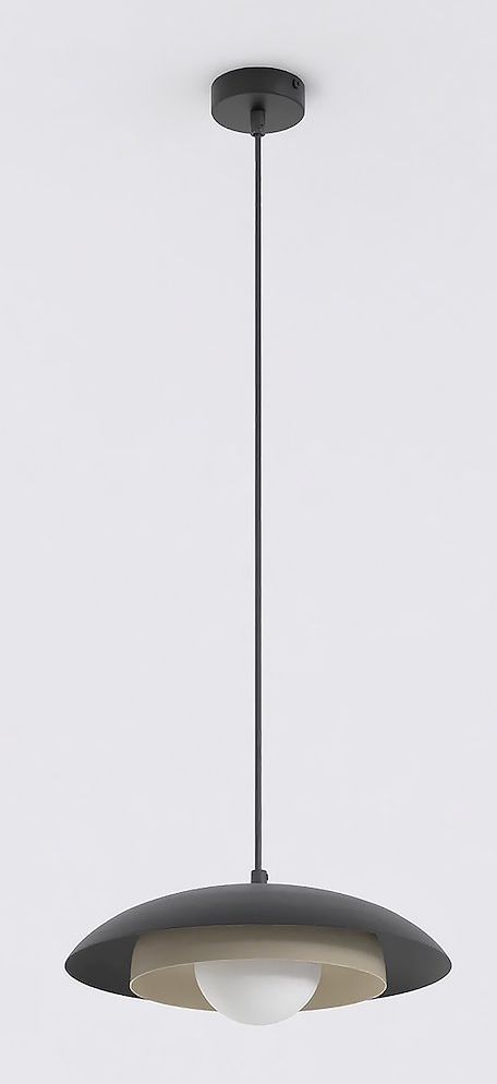 Emibig Skin Pendelleuchte 1x8 W schwarz-cappuccino 1604/1