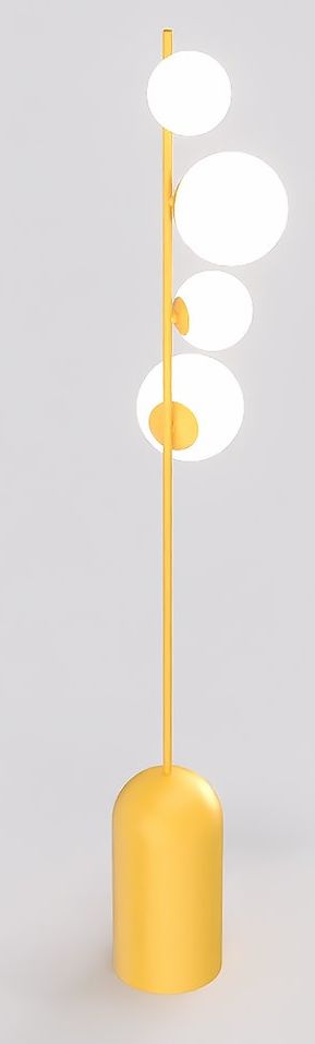 Emibig Etno Stehlampe 4x8 W orange 1502/LP4