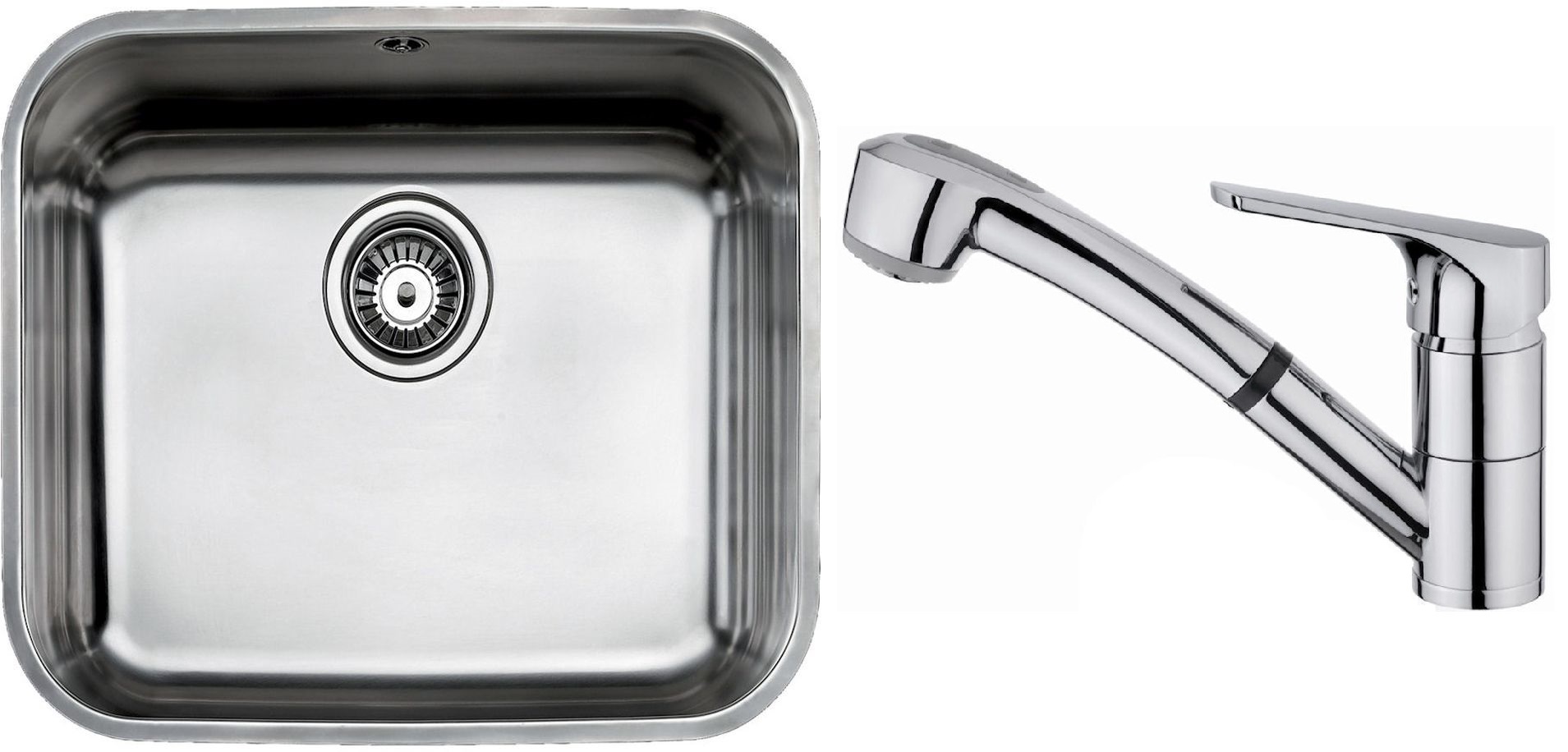 Set Küchenarmatur Teka MTP 469780200, Stahlspüle Teka Be 10125123