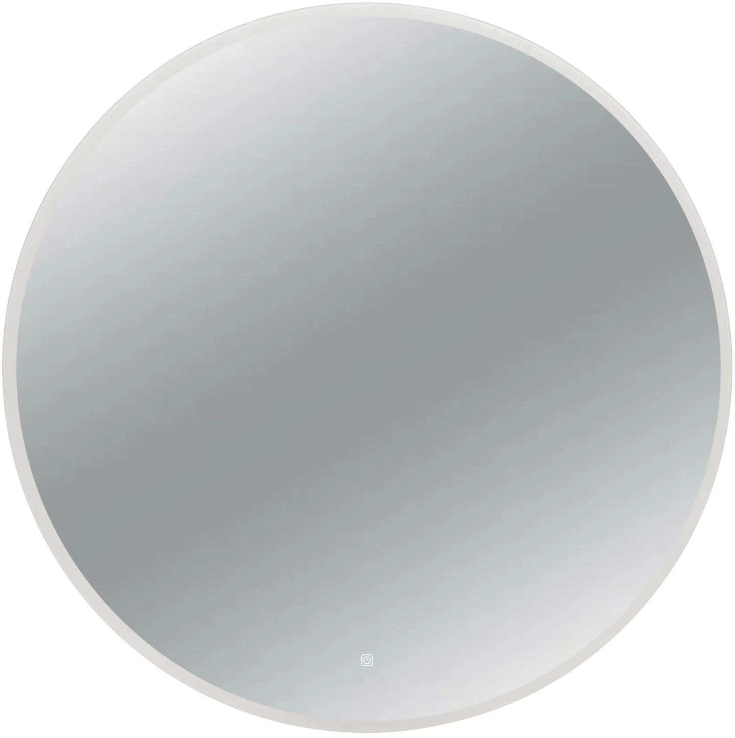 Balneo Moon Spiegel 70x70 cm rund mit Beleuchtung mit Spiegelheizung weiß L0101020401-6