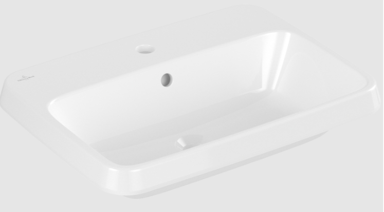 Villeroy & Boch Architectura Waschbecken 60x45 cm rechteckig Einbauwaschbecken weiß 5A676001