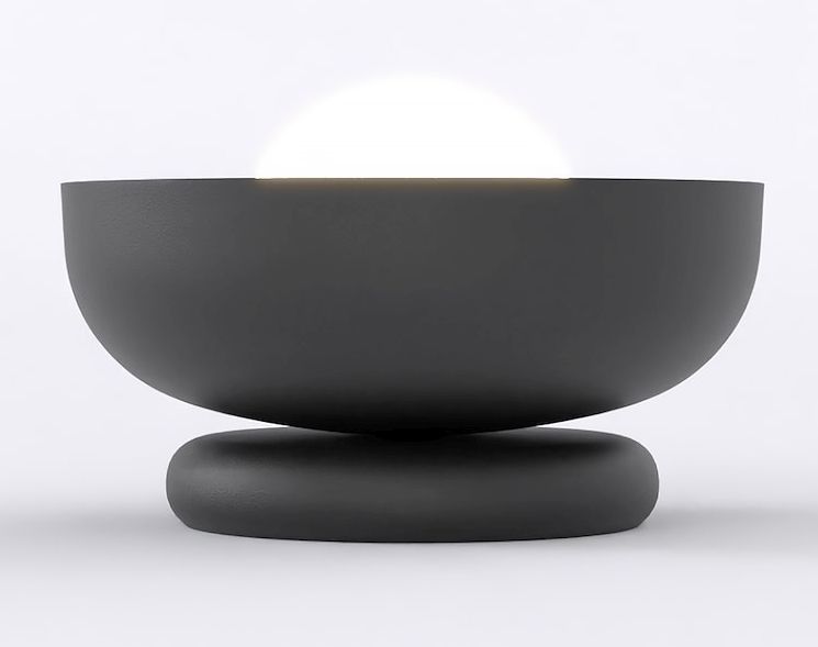 Emibig Ozzy Tischlampe 1x9 W schwarz 1515/LN1