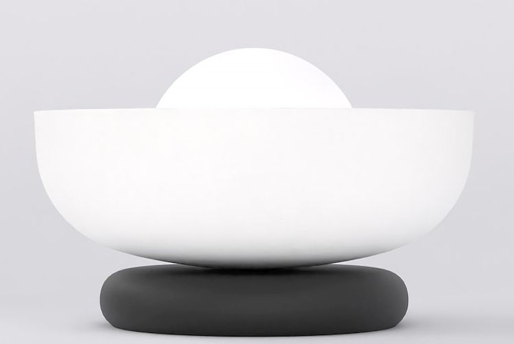 Emibig Ozzy Tischlampe 1x8 W weiß-schwarz 1516/LN1