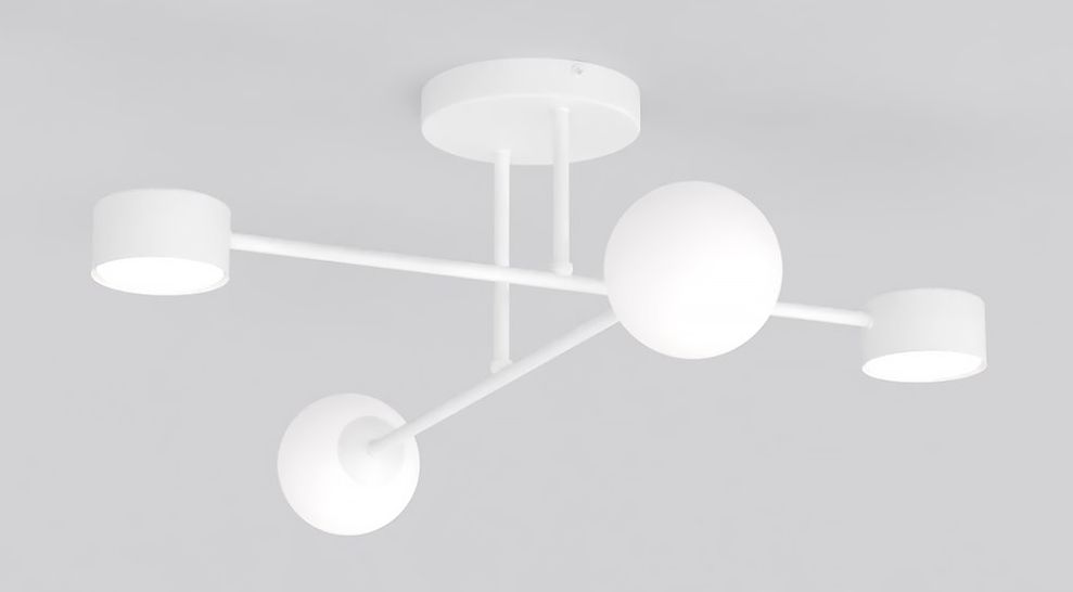 Emibig Holon Deckenlampe 4x8 W weiß 1559/4