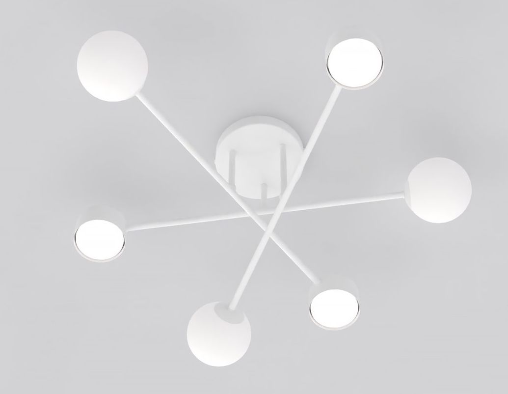 Emibig Halon Deckenlampe 6x8 W weiß 1559/6