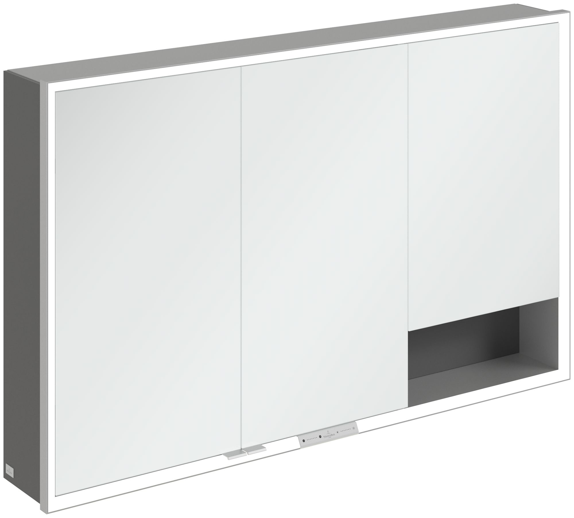 Villeroy & Boch My View+ Kabinett 120x16.8x75 cm Spiegelschrank graphit A48112VR