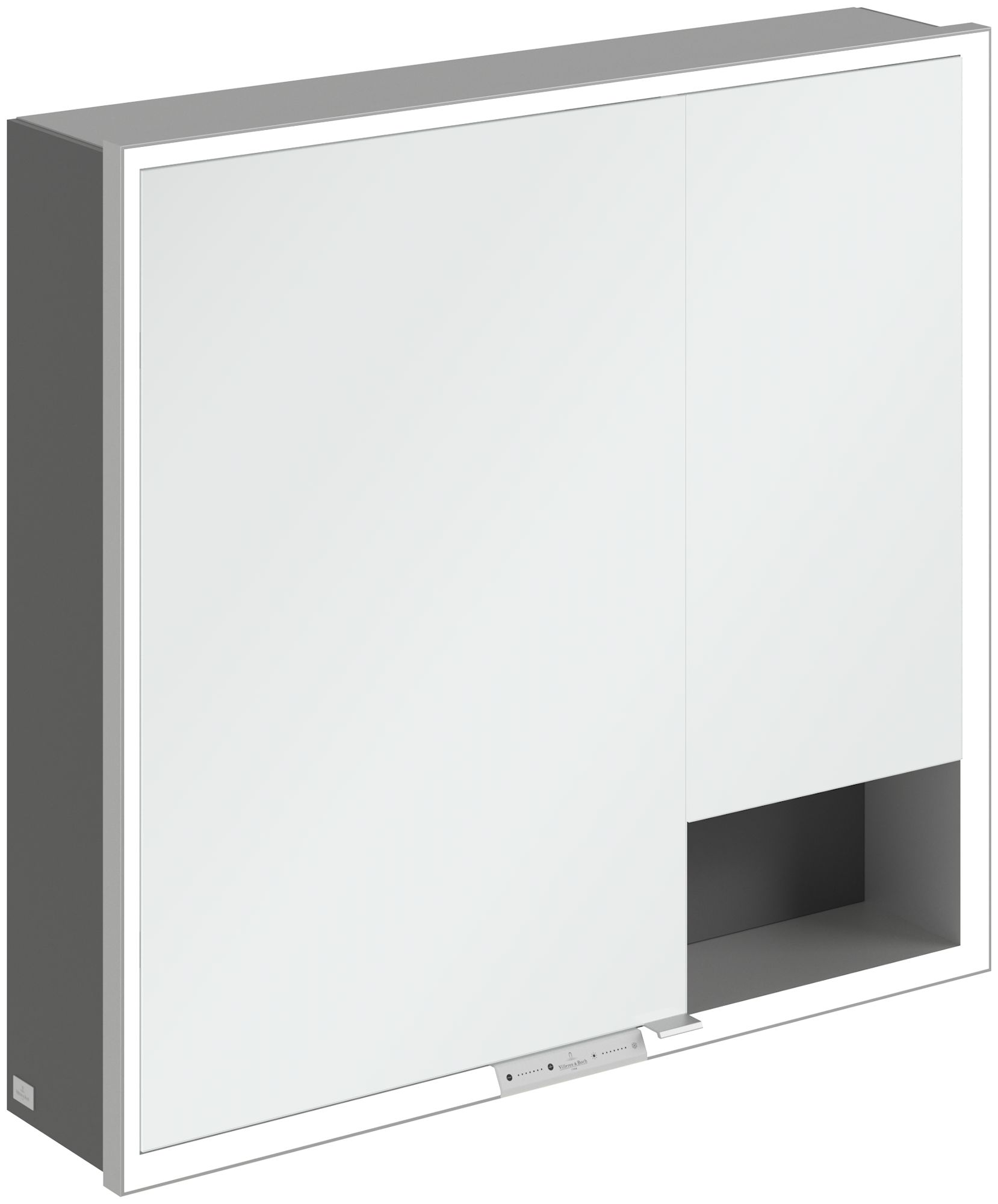Villeroy & Boch My View+ Kabinett 80x16.8x75 cm Spiegelschrank graphit A48180VR