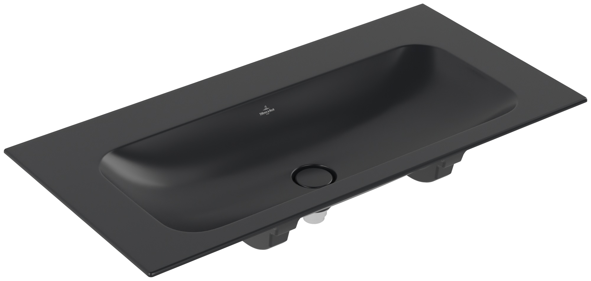 Villeroy & Boch Finion Waschbecken 100x50 cm rechteckig Möbel schwarz 4164A3R7