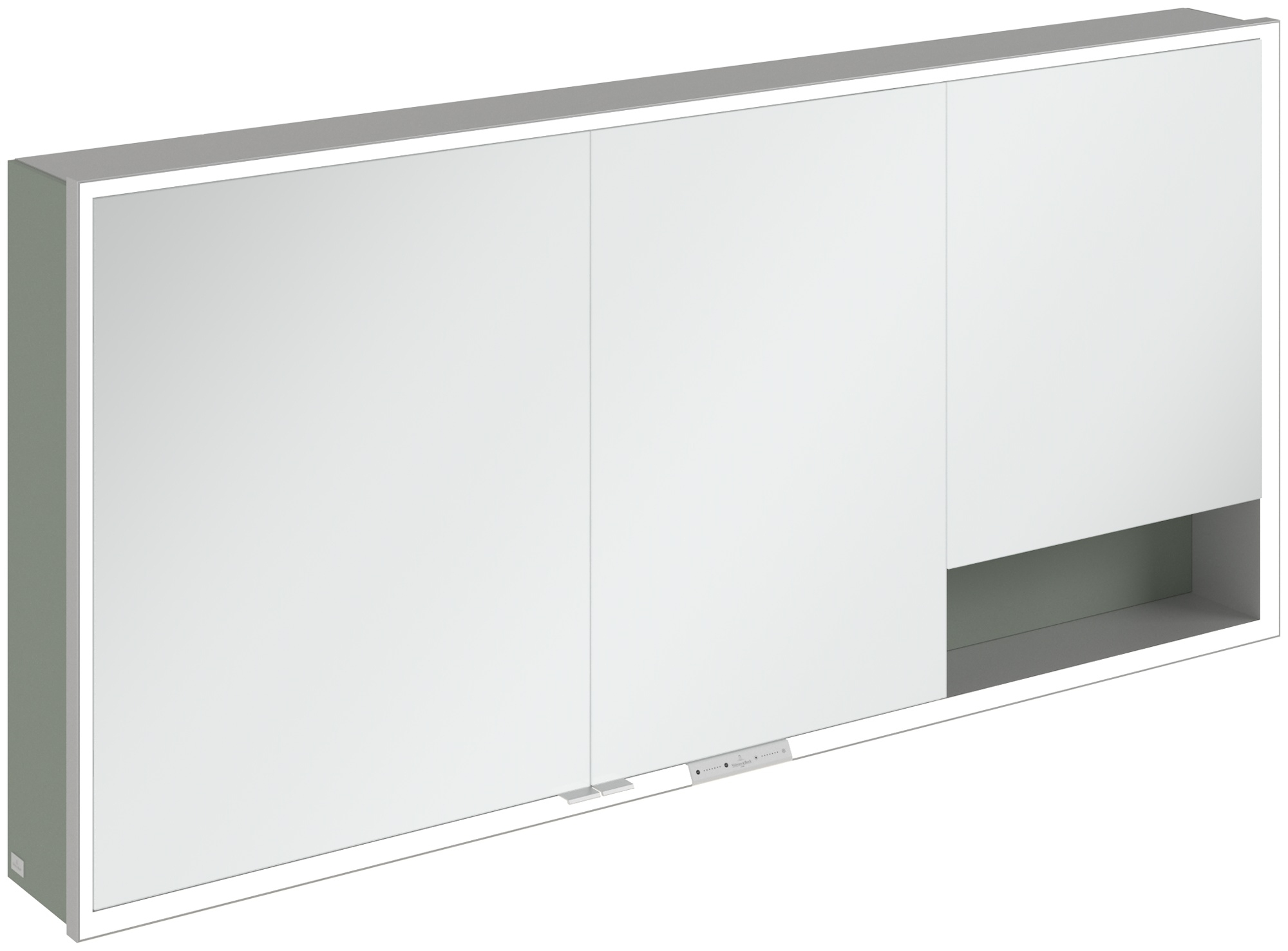 Villeroy & Boch My View+ Kabinett 160x16.8x75 cm Spiegelschrank grün A48116AF