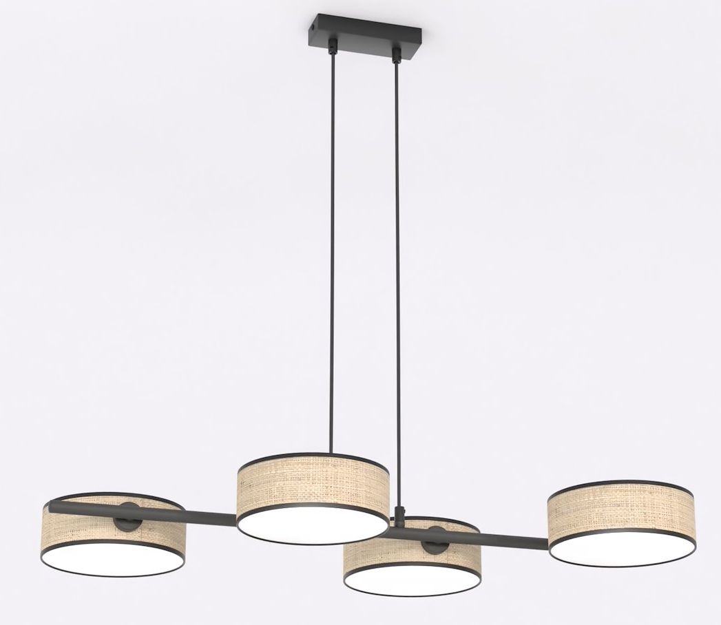 Emibig Drumz Pendelleuchte 4x10 W beige 1565/4