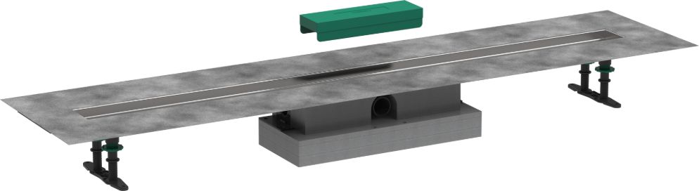 Hansgrohe uBox Universal Linienablauf 120 cm stahl 56021180