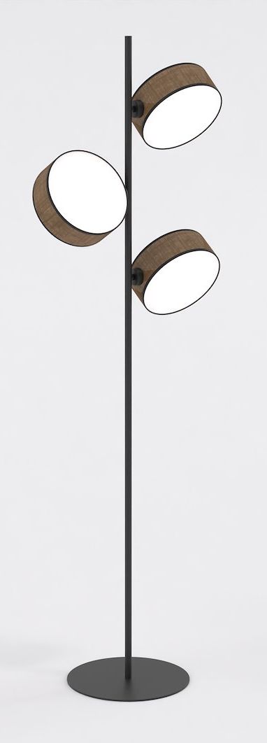 Emibig Drumz Stehlampe 3x10 W braun 1563/LP3