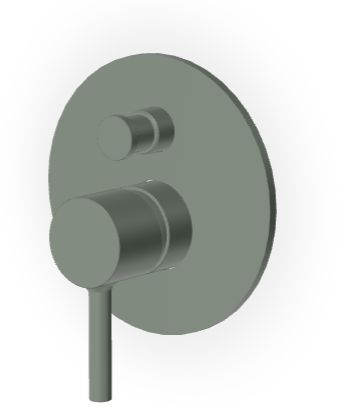 Zucchetti Pan Badewannen- und Duscharmatur Unterputz || ZPA775.V7