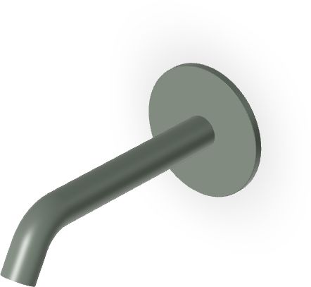 Zucchetti Pan S Auslauf für Badewannenarmatur für Badewanne || Z92262.V7 