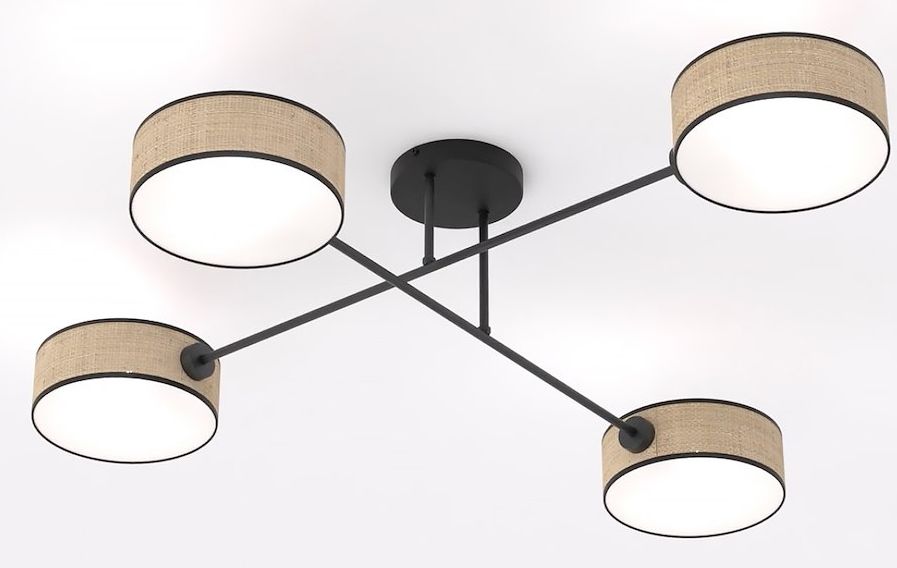 Emibig Maga Deckenlampe 4x10 W beige 1571/4