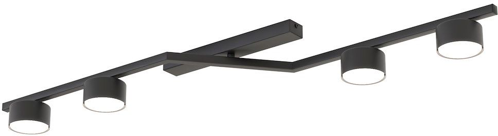 Emibig Skan Deckenlampe 4x12 W schwarz 1574/4