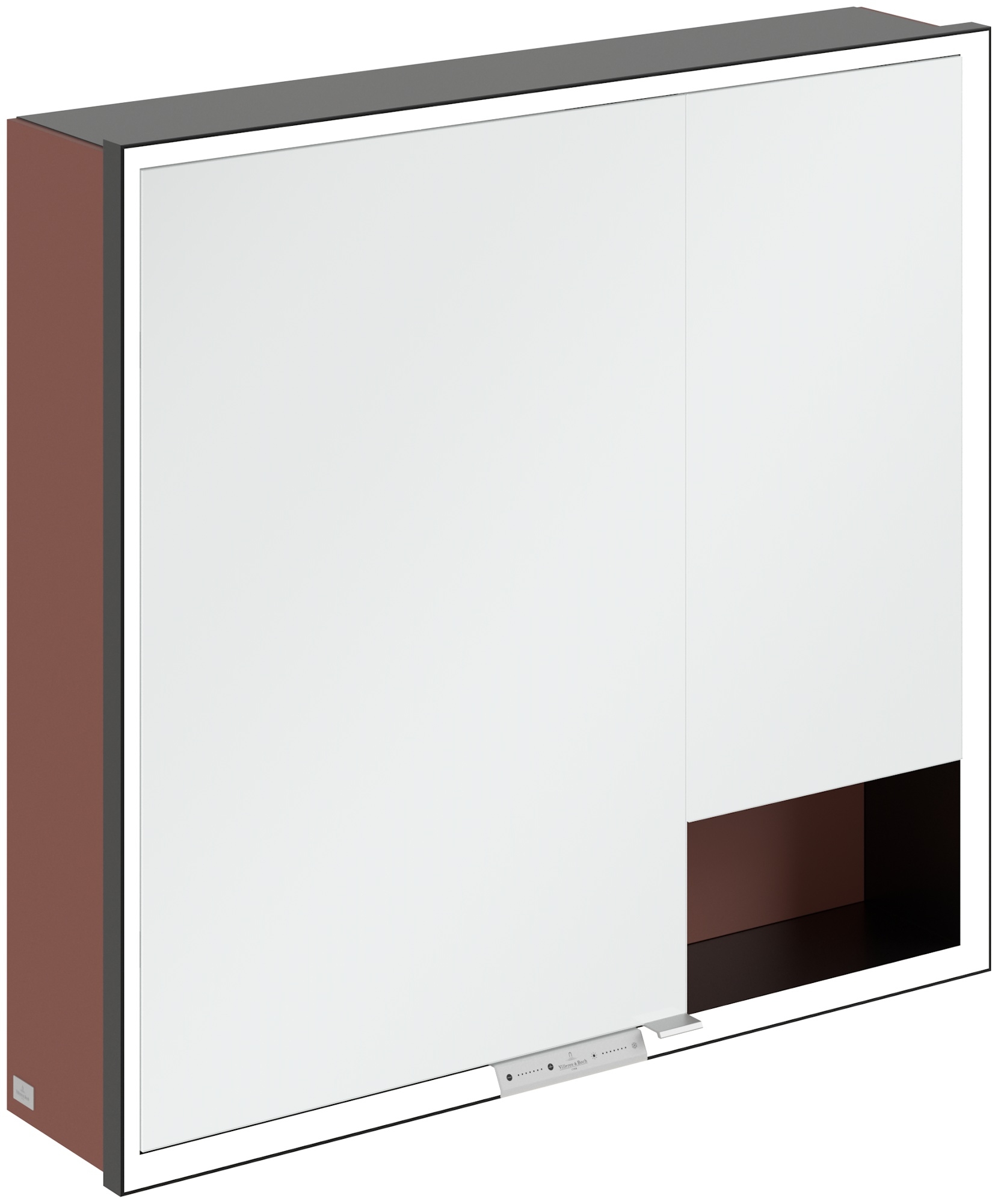 Villeroy & Boch My View+ Kabinett 80x16.8x75 cm Spiegelschrank rot B48180AH