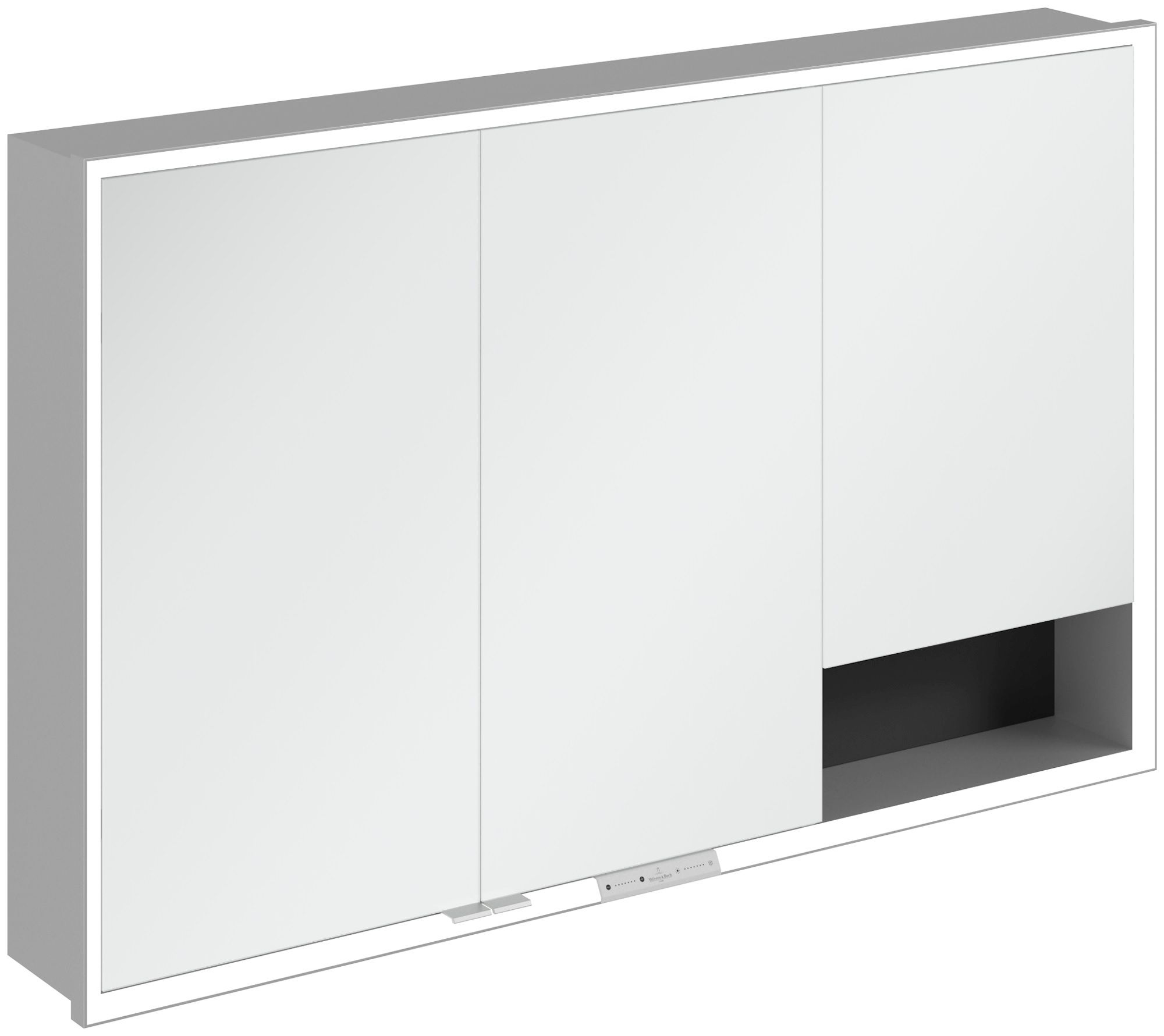 Villeroy & Boch My View+ Kabinett 120x16.8x75 cm Spiegelschrank schwarz A48212VL