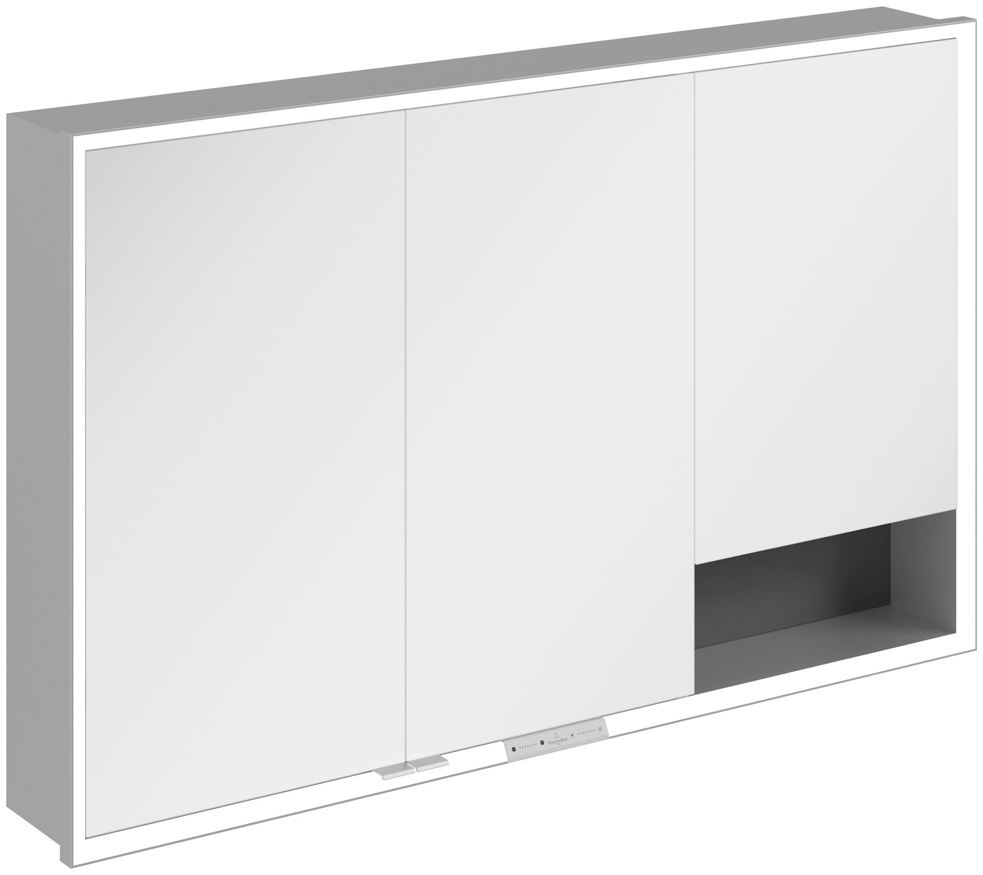 Villeroy & Boch My View+ Kabinett 120x16.8x75 cm Spiegelschrank graphit A48212VR