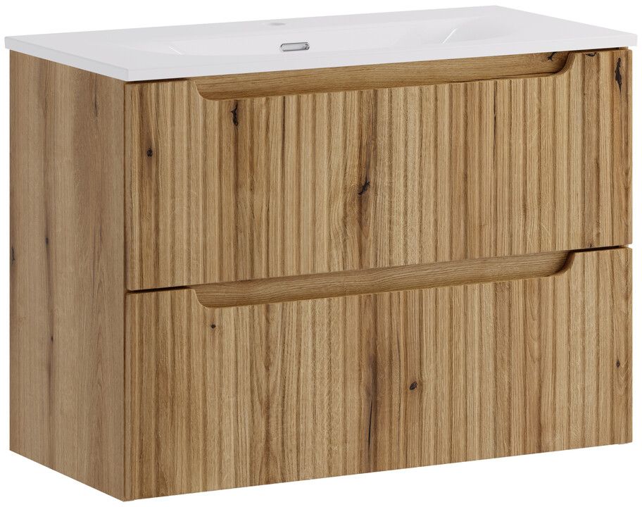 Set Kabinett Comad Nova Coast Evoke NOVA COAST EVOKE 82-80-40-2S, Waschbecken Comad Sky 3 SKY 3 80CM DP (E-8099-3-80)