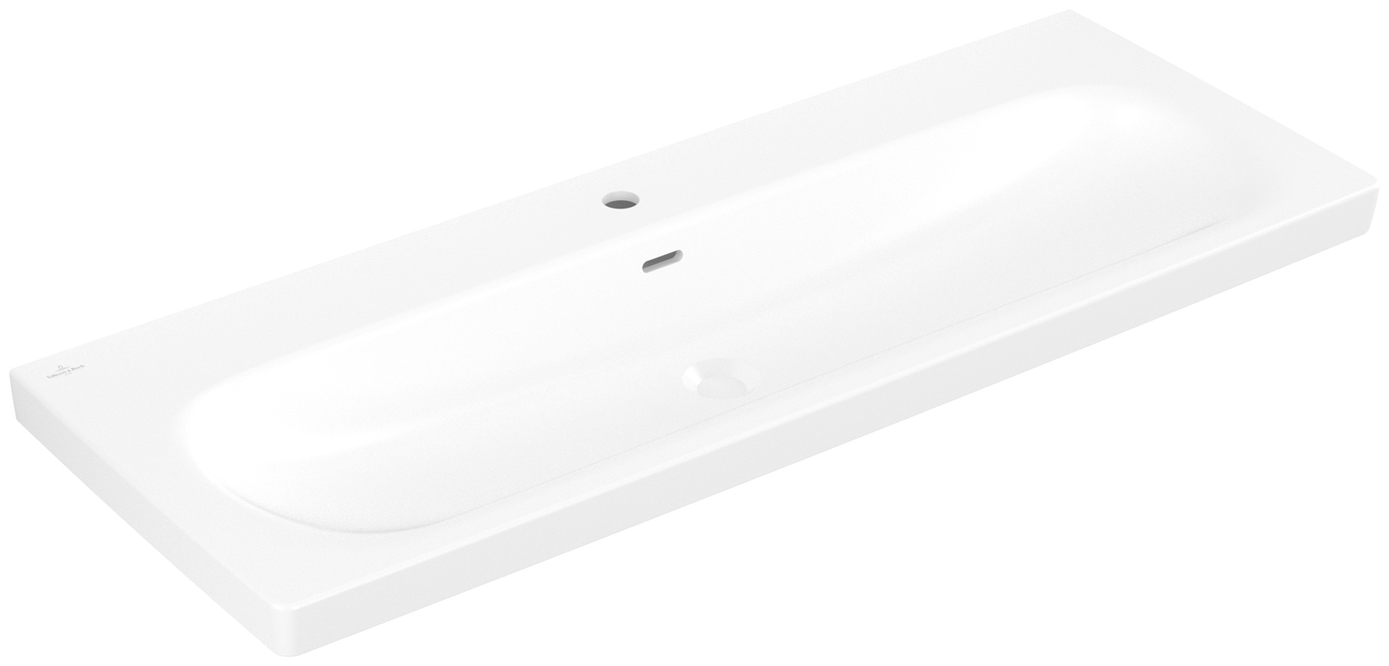 Villeroy & Boch Skyla Waschbecken 120x46 cm rechteckig Möbel weiß 5A51C5RW