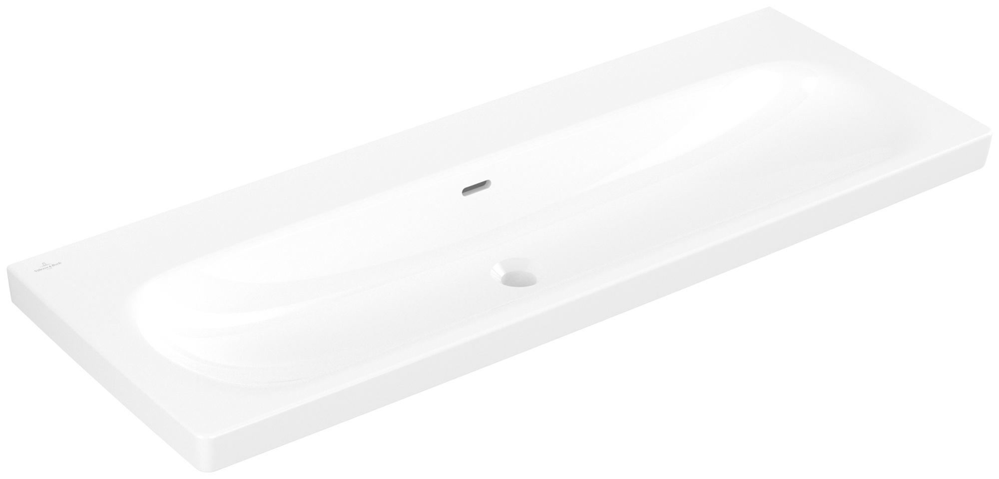 Villeroy & Boch Skyla Waschbecken 120x46 cm rechteckig Möbel weiß 5A51C6R1
