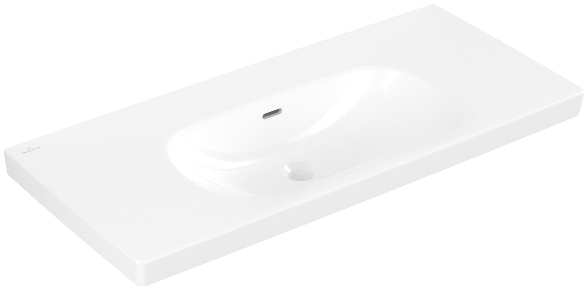 Villeroy & Boch Skyla Waschbecken 100x46 cm rechteckig Möbel weiß 5A51A6R1