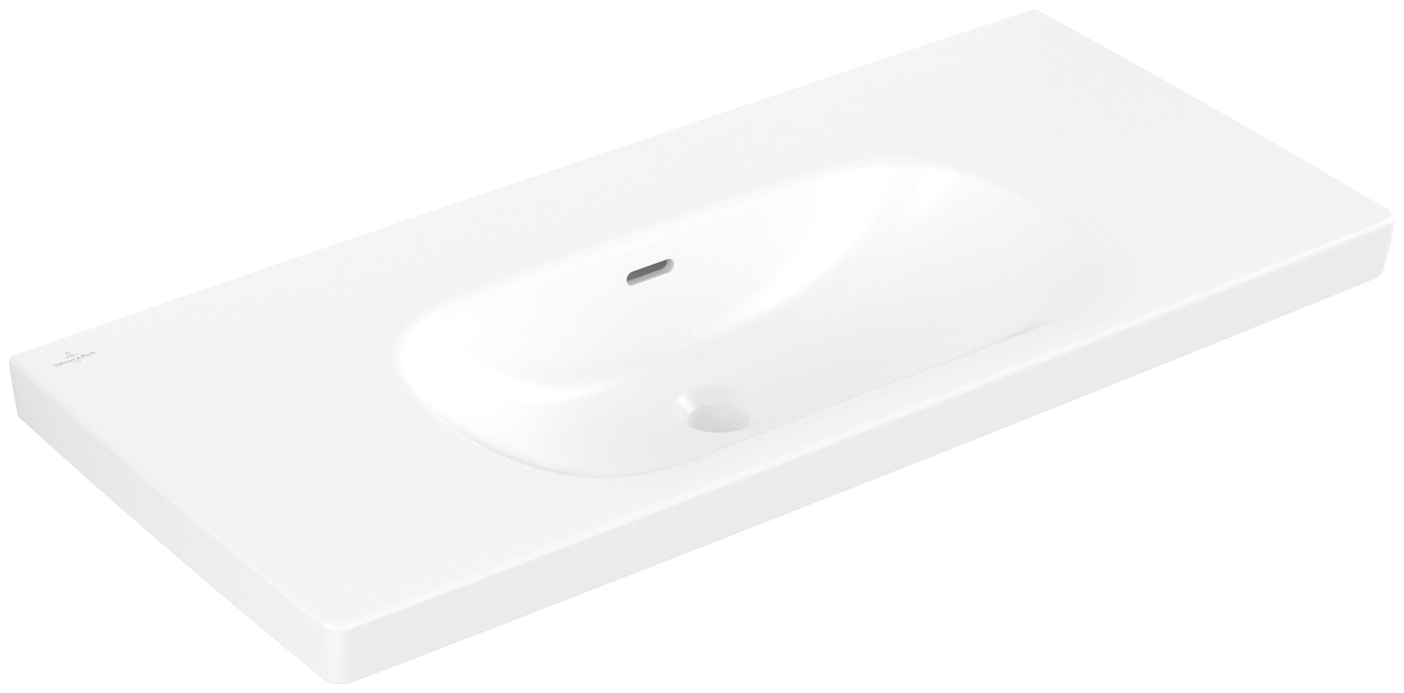 Villeroy & Boch Skyla Waschbecken 100x46 cm rechteckig Möbel weiß 5A51A6RW