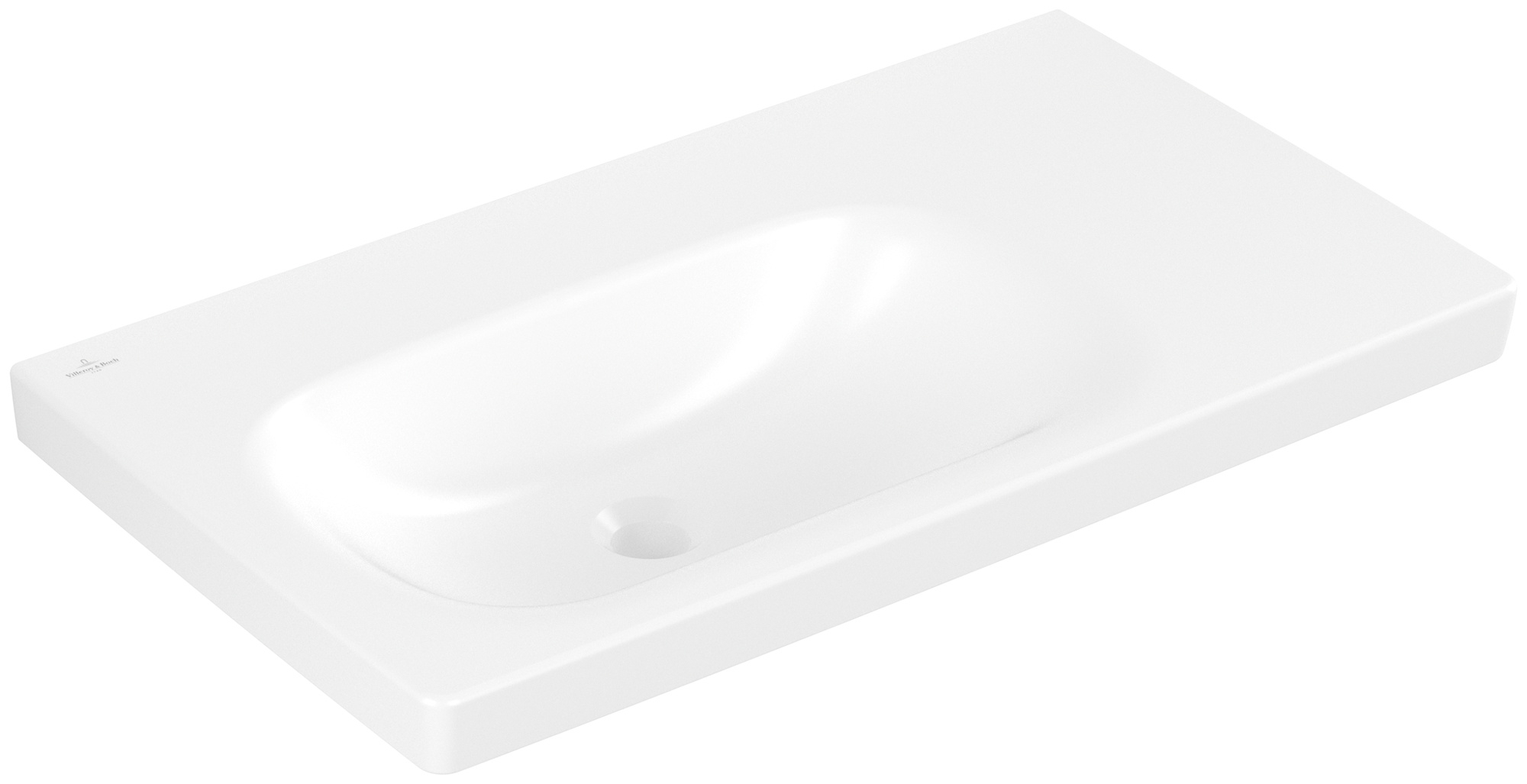 Villeroy & Boch Skyla Waschbecken 80x46 cm rechteckig Möbel weiß 5A52L4RW