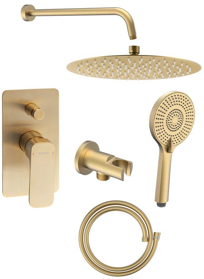 Sapho Spy Duschset Unterputz gold PY42/19-01