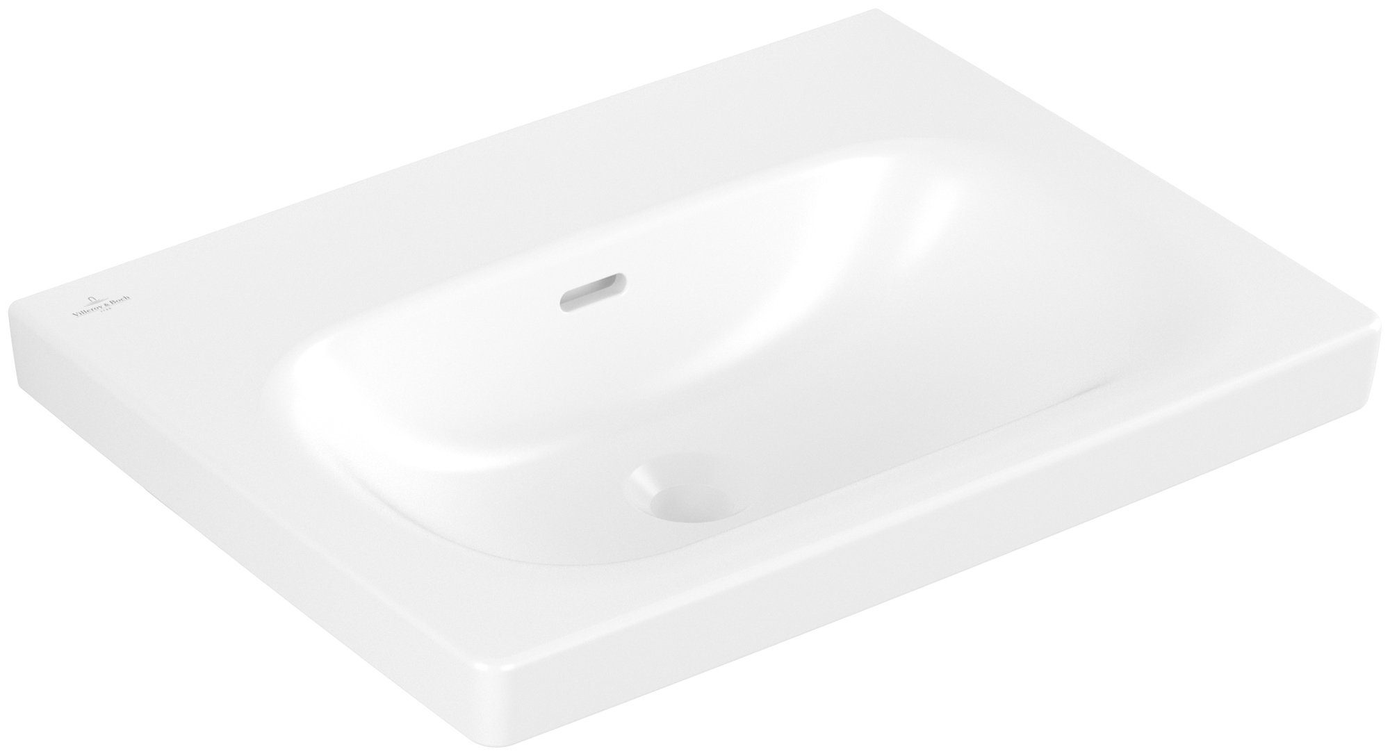 Villeroy & Boch Skyla Waschbecken 60x46 cm rechteckig Möbel weiß 5A5162RW