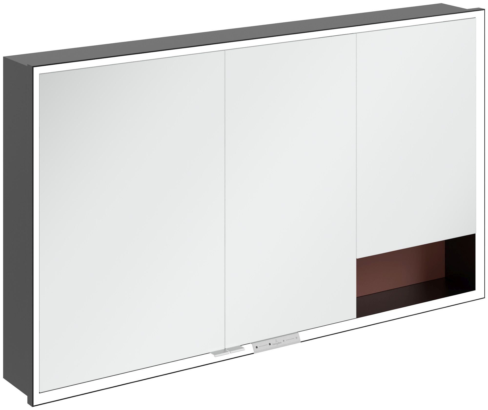 Villeroy & Boch My View+ Kabinett 130x16.8x75 cm Spiegelschrank rot B48213AH