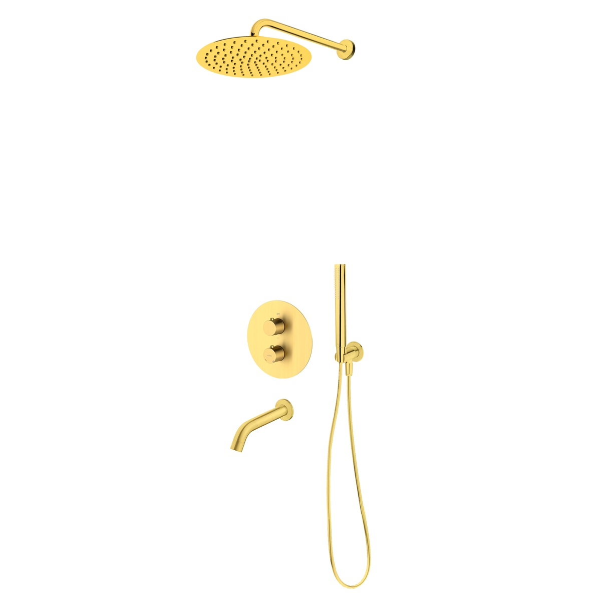 Set Badewannen- und Duscharmatur Oltens Katla 34600810, Kopfbrause Oltens Vindel 37006810, 39100810, 39402810, 39305810, 37106810, 37203800