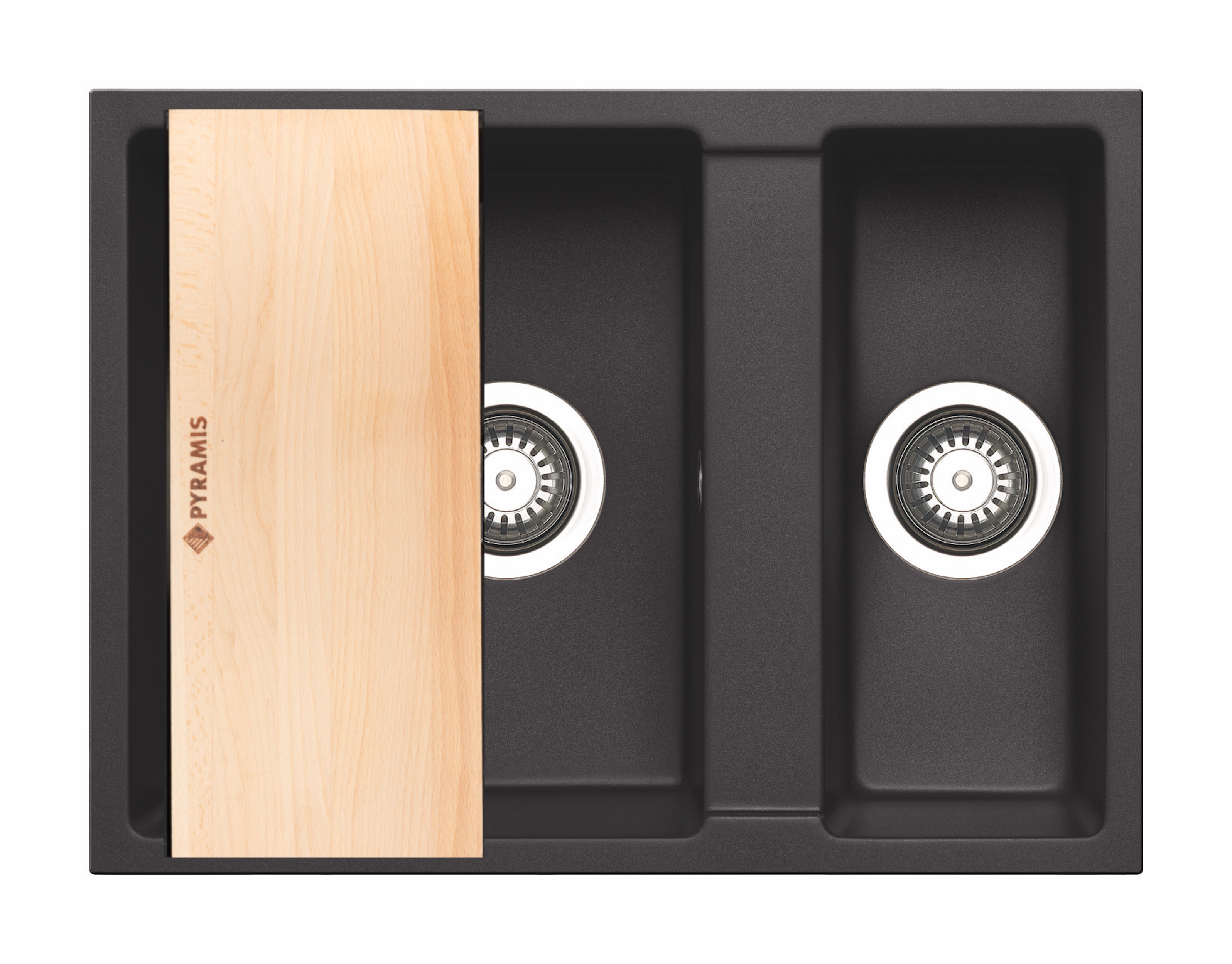 Pyramis Tetragon Schwebekammer 59x40 cm schwarz 070230011D