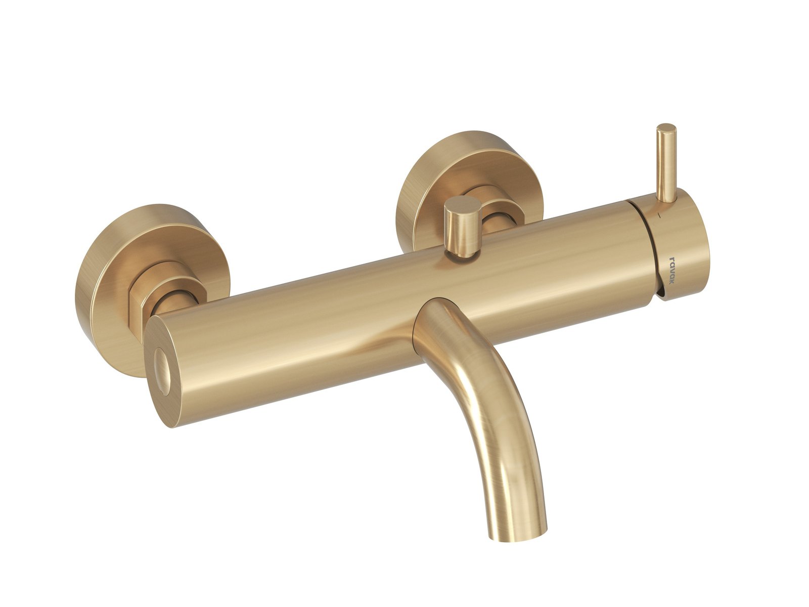 Ravak Espirit Badewannen- und Duscharmatur Wandmontage gold X070603